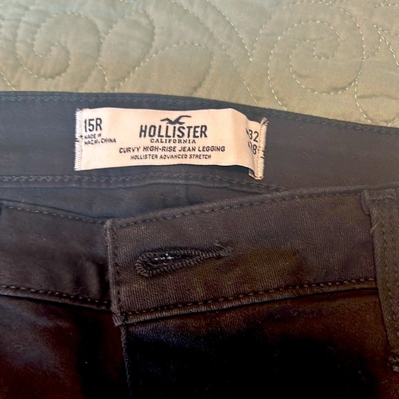 Hollister Black Denim jeans Size 15R W32 L28 - Picture 3 of 6